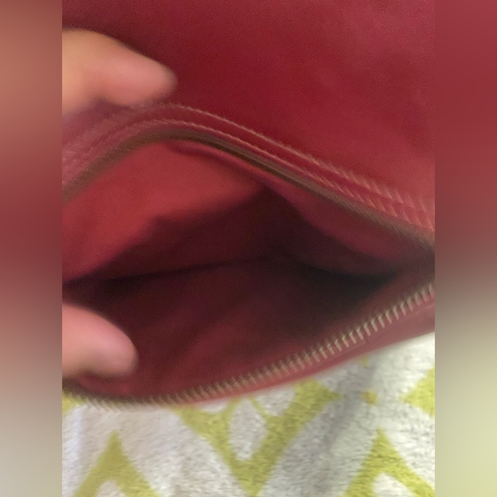 FOSSIL Red Leather SMALL Backpack - Picture 6 of 10